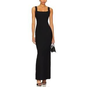 Nbd 'Jude' Black Rayon Maxi Dress Size S